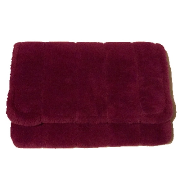 A New Day Faux Fur Pink Clutch Wristlet (Defect) - Picture 1 of 6
